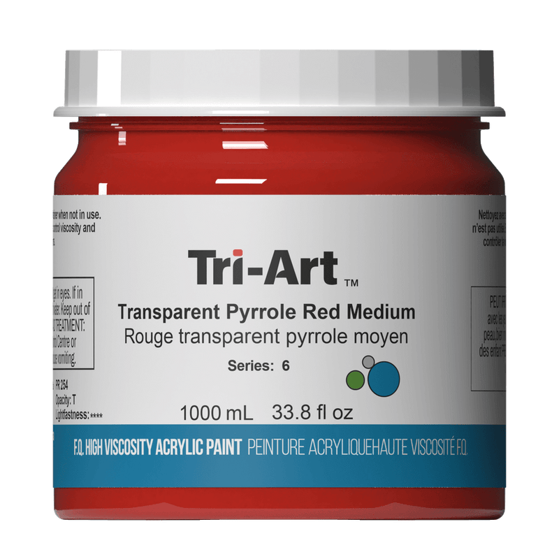 Tri-Art High Viscosity - Transparent Pyrrole Red Medium-3