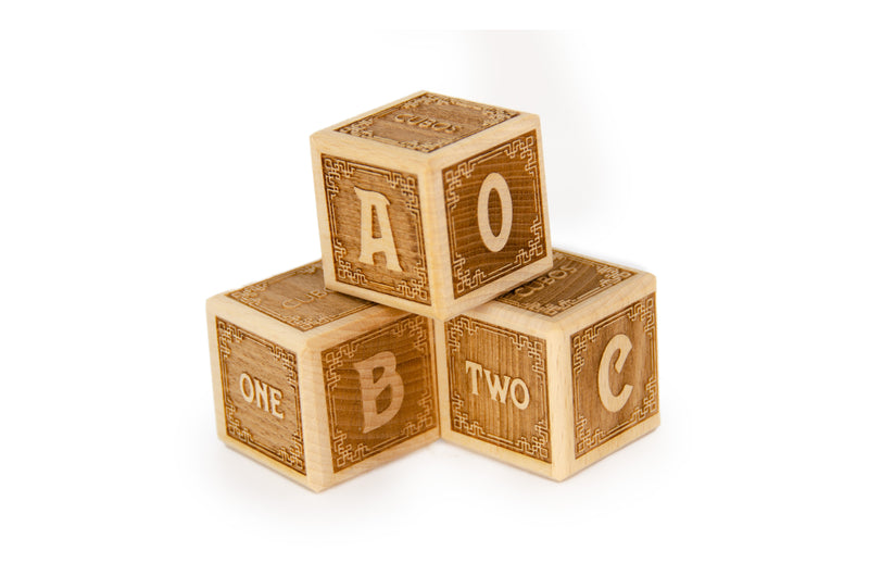 Classic Wooden Alphabet Block Set-1