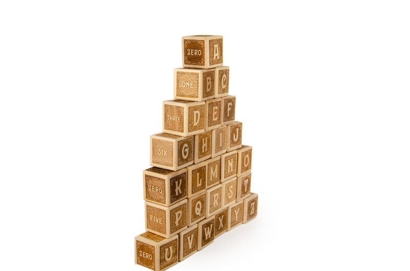 Classic Wooden Alphabet Block Set-2