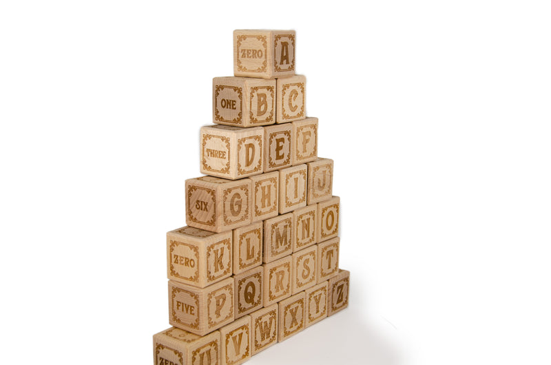 Wooden Alphabet Block Set-2