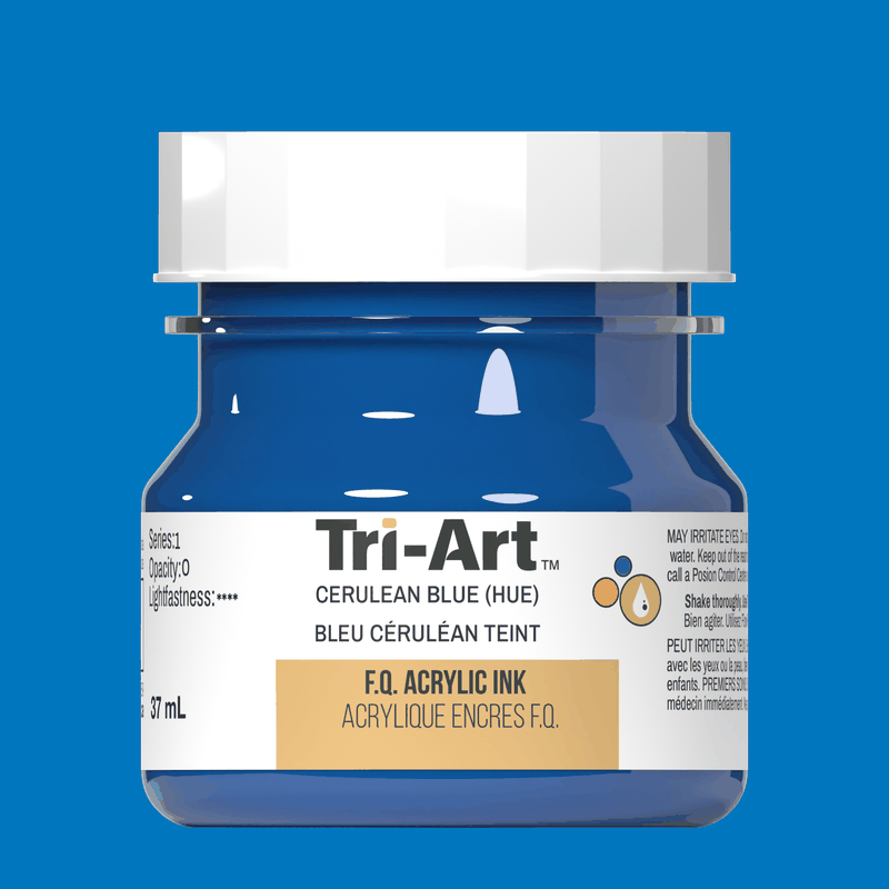 Tri-Art Ink - Cerulean Blue (Hue) - 37mL-2