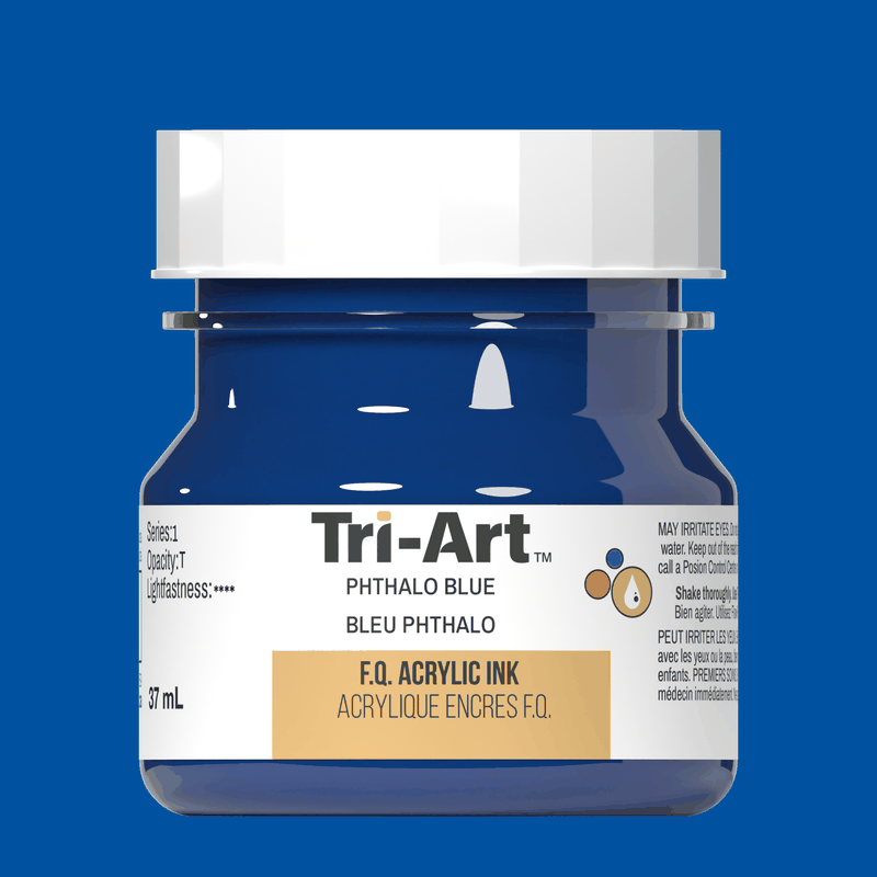 Tri-Art Ink - Phthalo Blue - 37mL-2