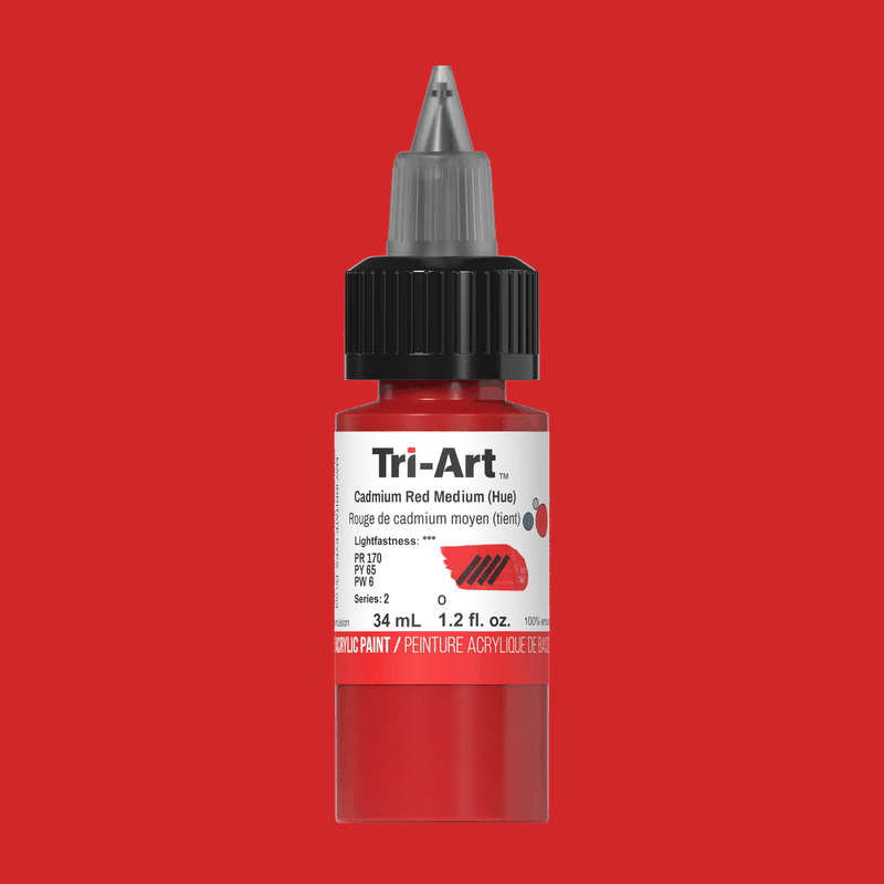 Tri-Art Low Viscosity - Cadmium Red Med Hue-2