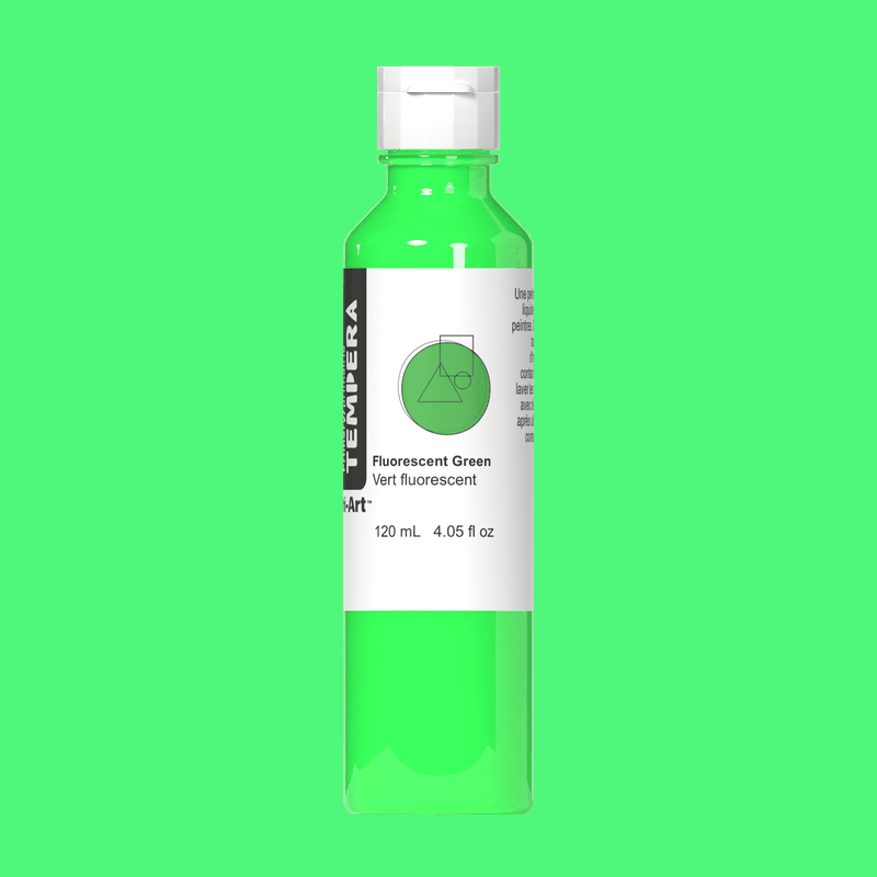 Primary Liquid Tempera - Fluorescent Green-6