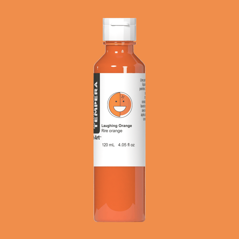Primary Liquid Tempera - Laughing Orange-6