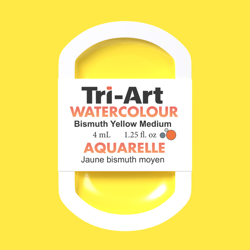Tri-Art Water Colours - Bismuth Yellow Medium-5