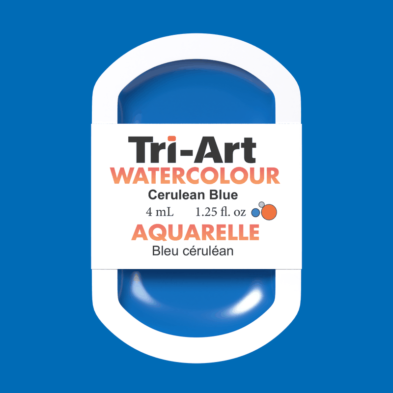 Tri-Art Water Colours - Cerulean Blue-5