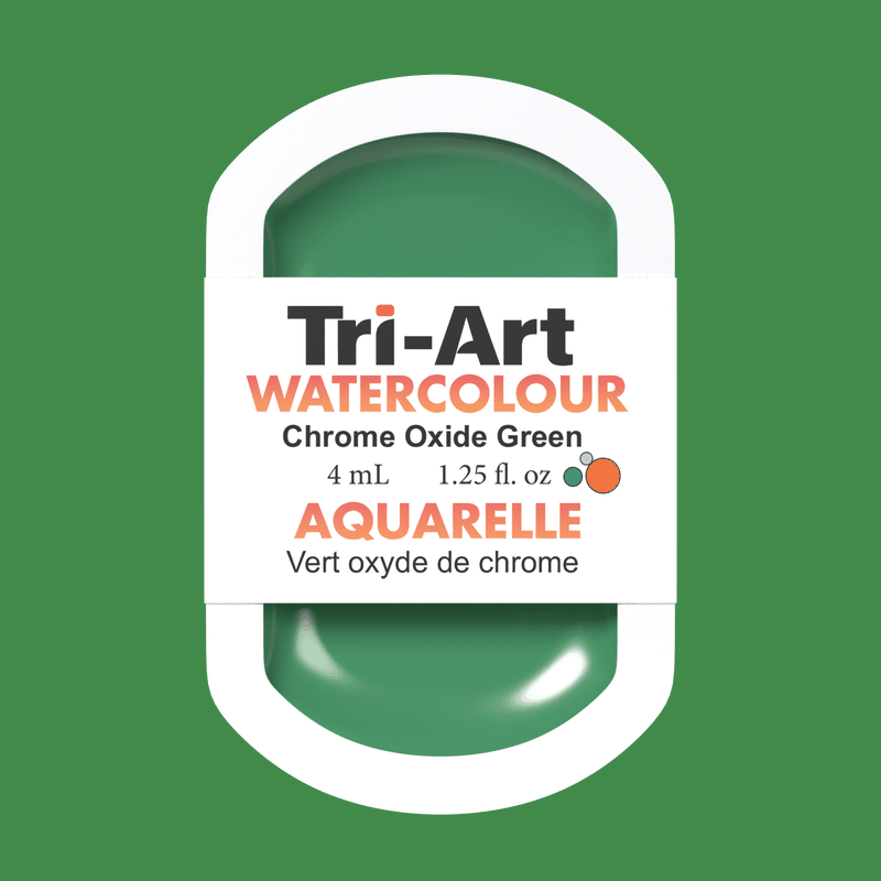 Tri-Art Water Colours - Chrome Oxide Green-5