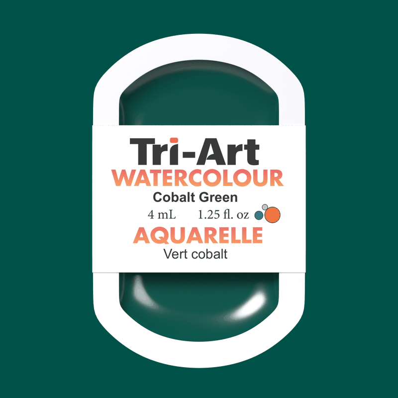 Tri-Art Water Colours - Cobalt Green-5