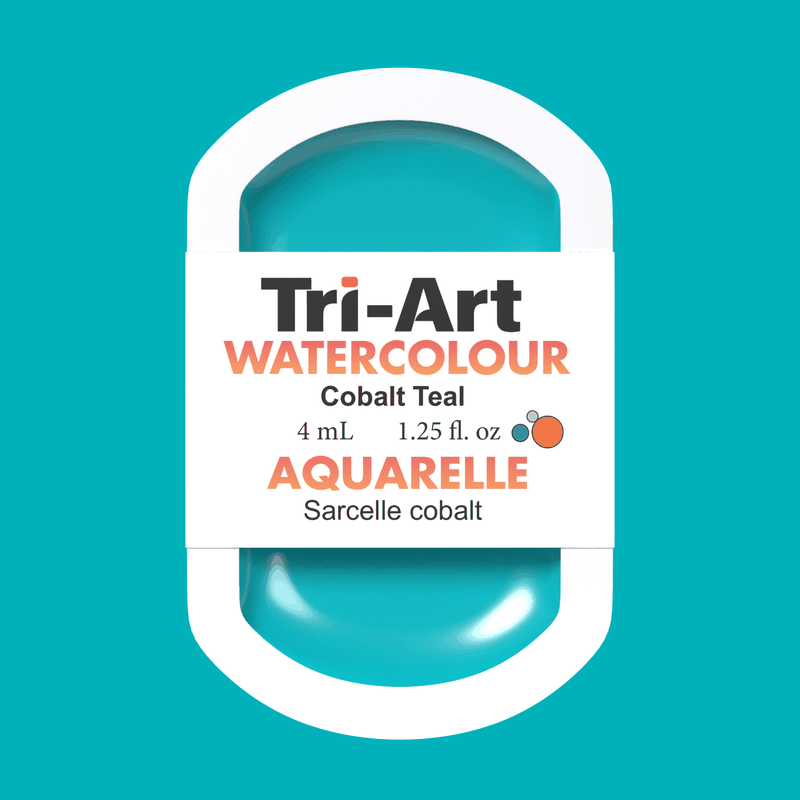 Tri-Art Water Colours - Cobalt Teal-5