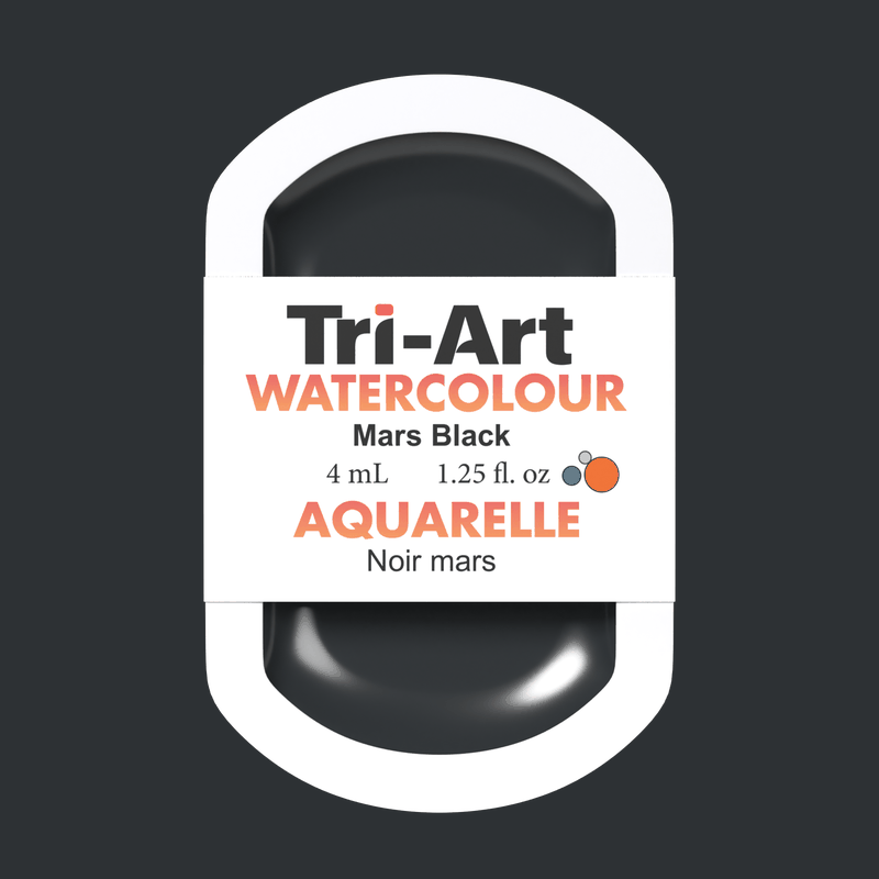 Tri-Art Water Colours - Mars Black-5