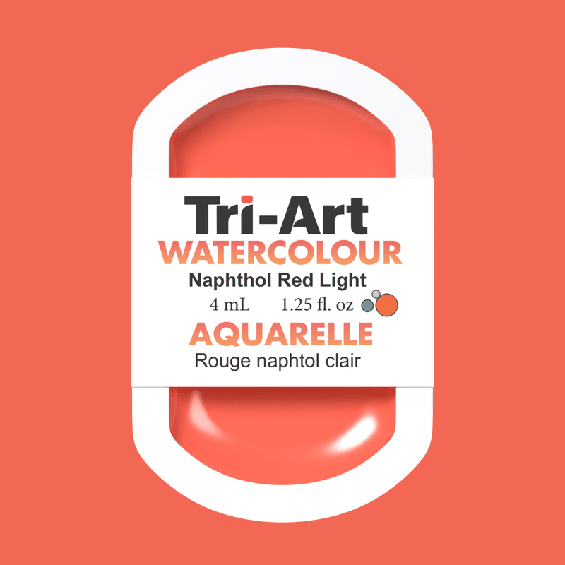 Tri-Art Water Colours - Naphthol Red Light-5