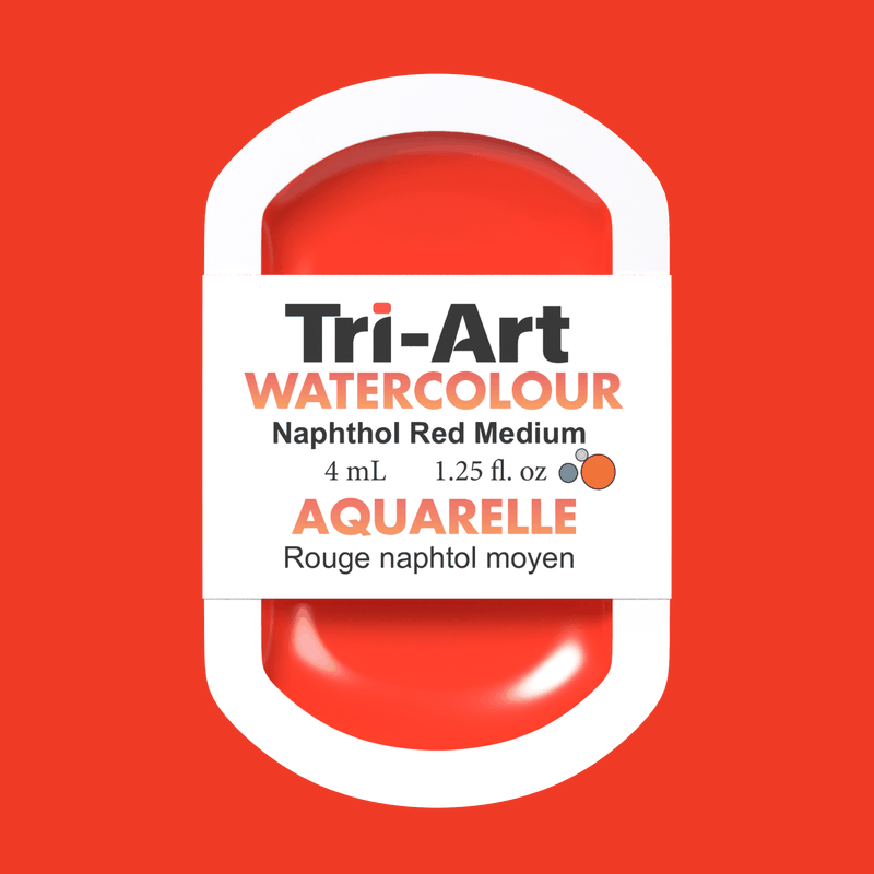 Tri-Art Water Colours - Naphthol Red Medium-5