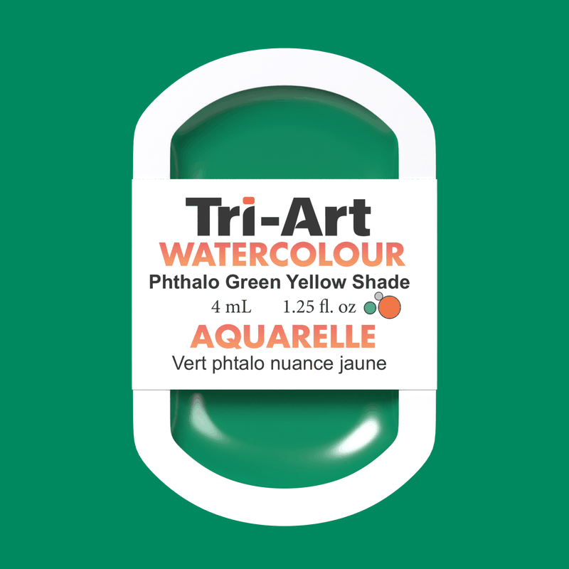 Tri-Art Water Colours - Phthalo Green Yellow Shade-5