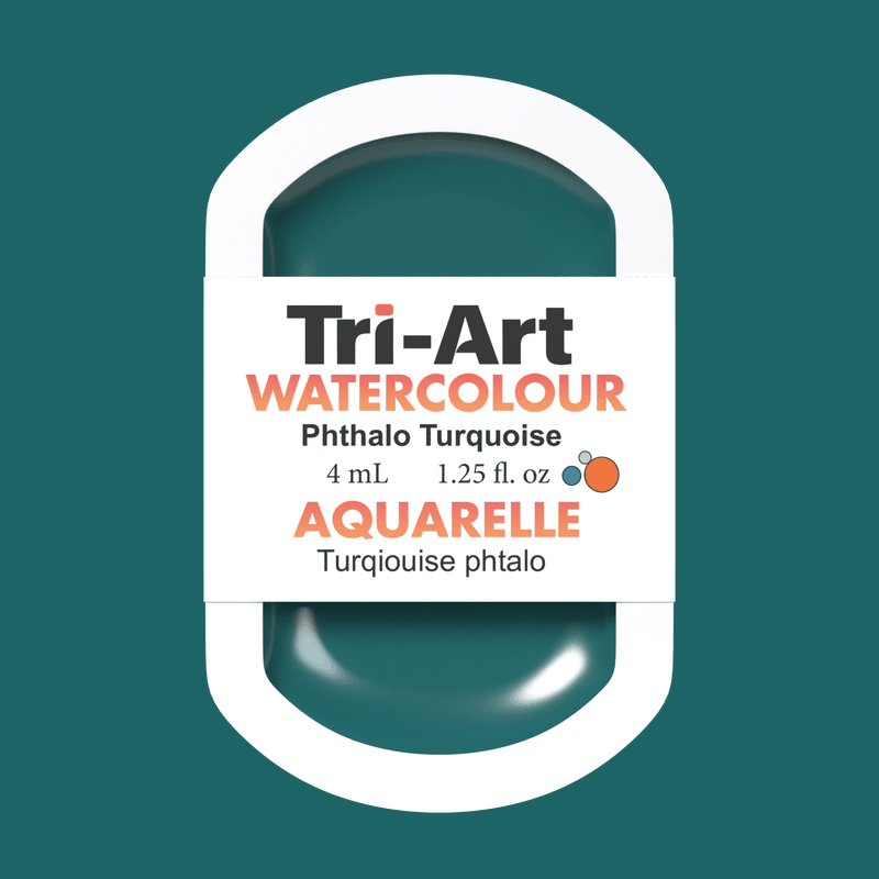 Tri-Art Water Colours - Phthalo Turquoise-5