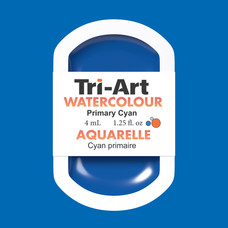 Tri-Art Water Colours - Primary Cyan-5