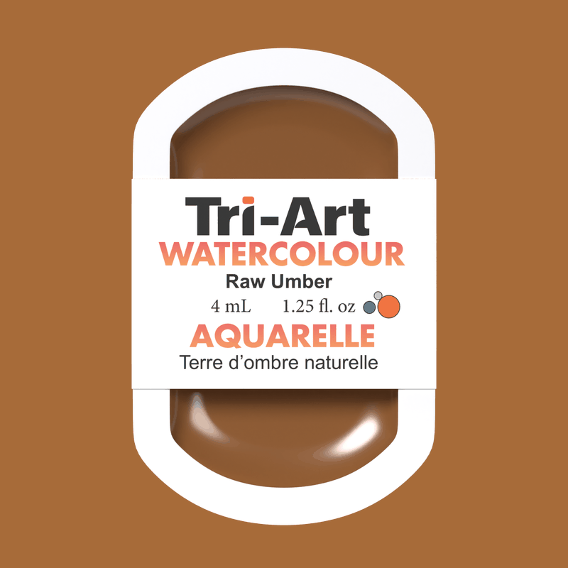 Tri-Art Water Colours - Raw Umber-5