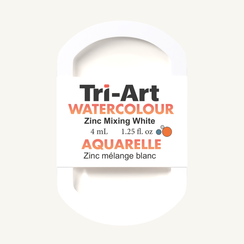 Tri-Art Water Colours - Zinc Mixing White-5