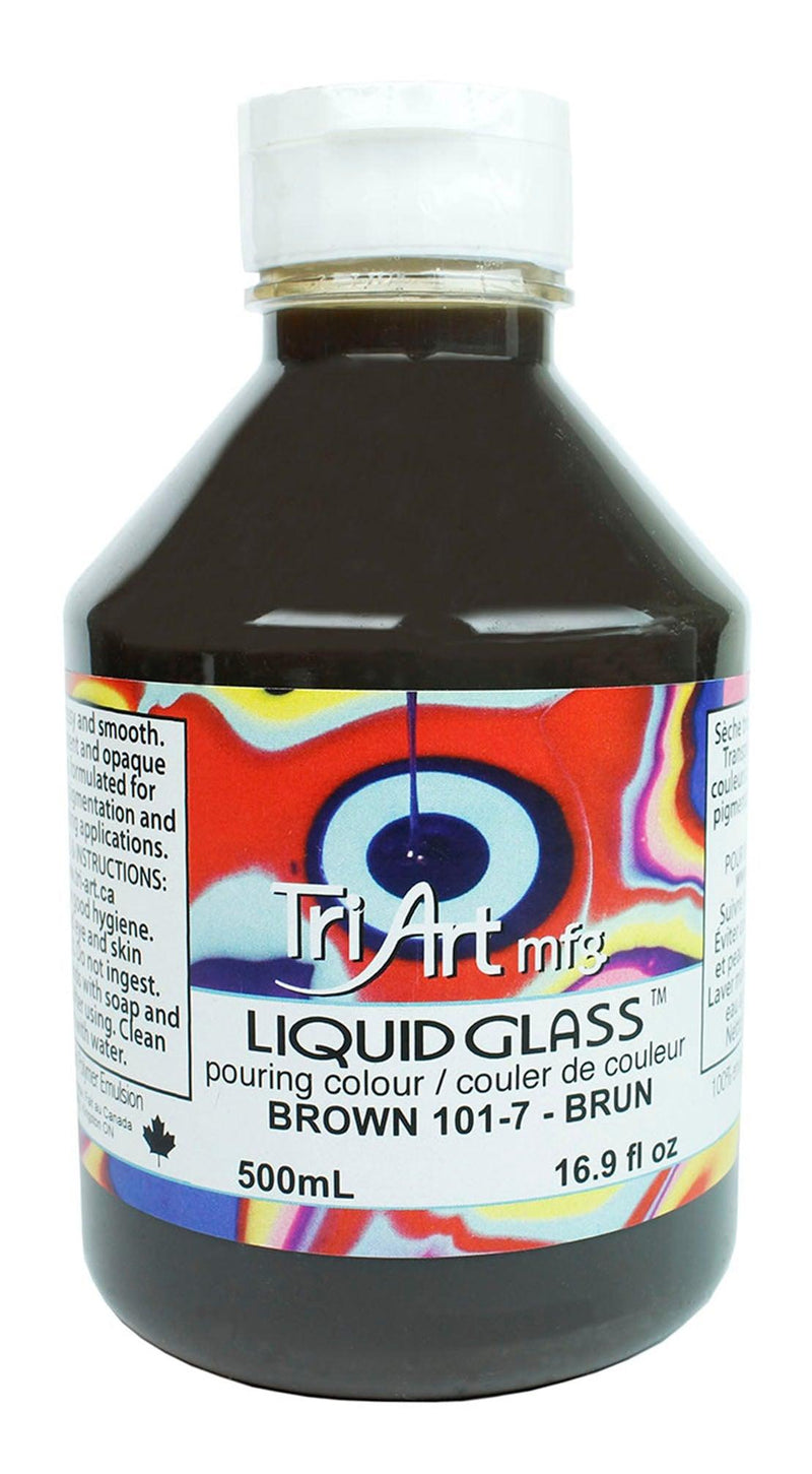 Liquid Glass - Pouring Colours - Brown-0