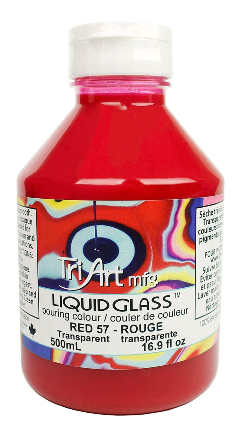 Liquid Glass - Pouring Colours - Red-0