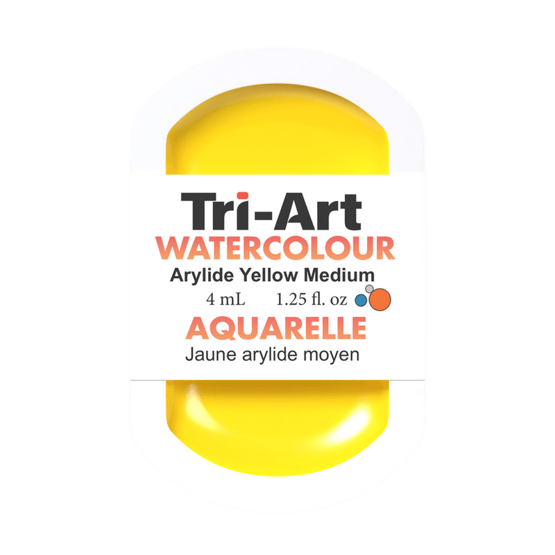 Tri-Art Water Colours - Arylide Yellow Medium-0
