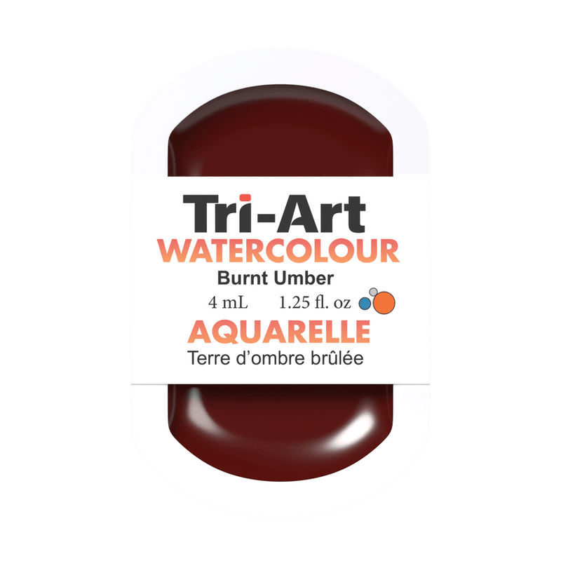 Tri-Art Water Colours - Burnt Umber-0