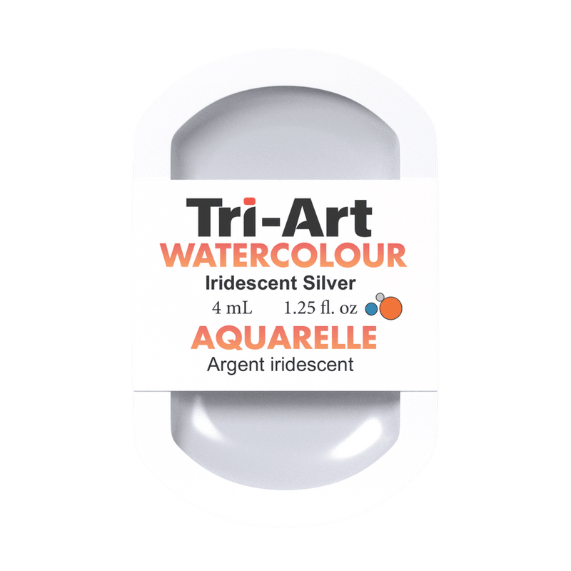 Tri-Art Water Colours - Iridescent Silver-0