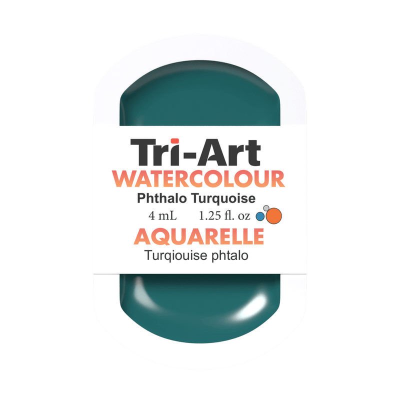 Tri-Art Water Colours - Phthalo Turquoise-0