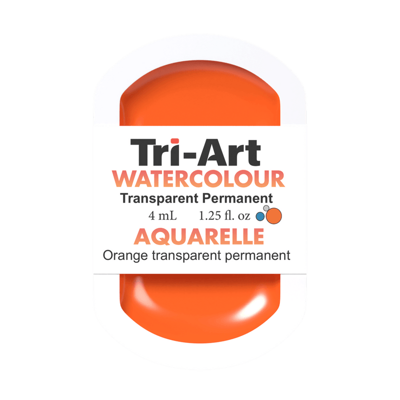 Tri-Art Water Colours - Transparent Permanent Orange-0