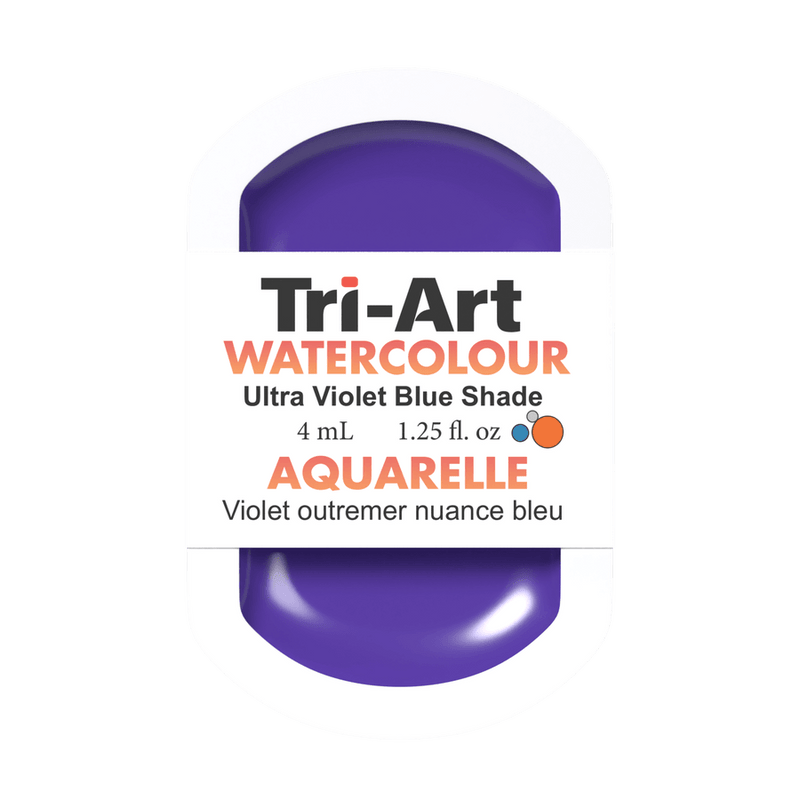 Tri-Art Water Colours - Ultramarine Violet Blue Shade-0