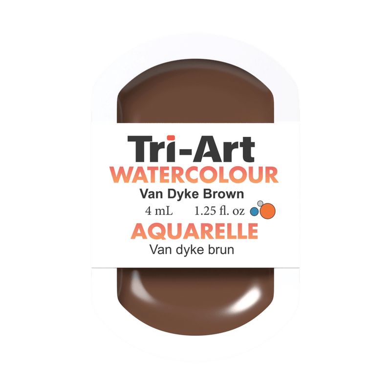 Tri-Art Water Colours - Van Dyke Brown-0