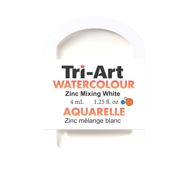 Tri-Art Water Colours - Zinc Mixing White-0