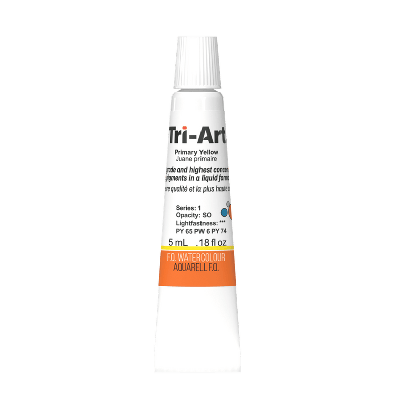Tri-Art Water Colours - Primary Yellow-1