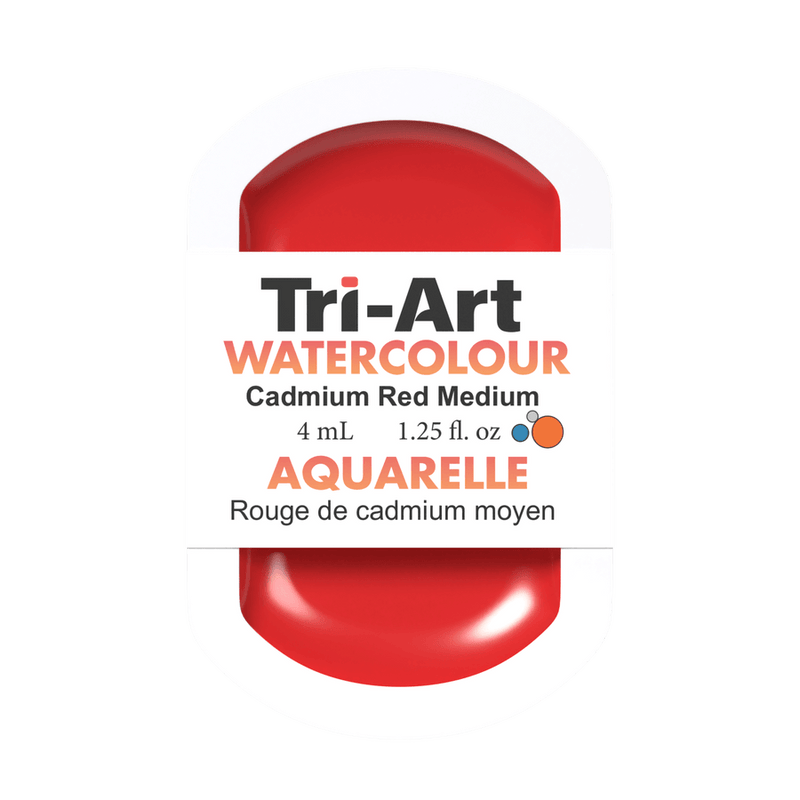 Tri-Art Water Colours - Cadmium Red Medium Hue-0