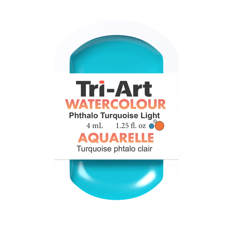 Tri-Art Water Colours - Phthalo Turquoise Light-0