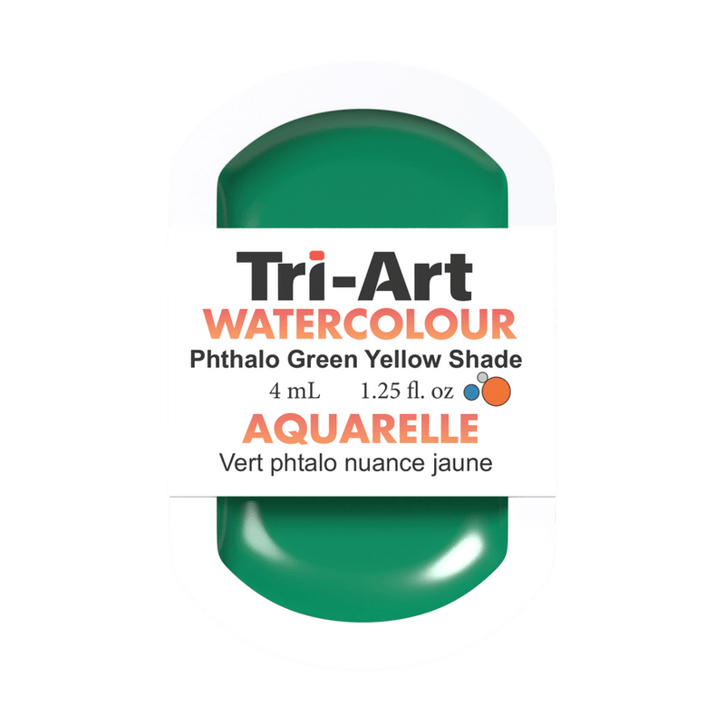 Tri-Art Water Colours - Phthalo Green Yellow Shade-0