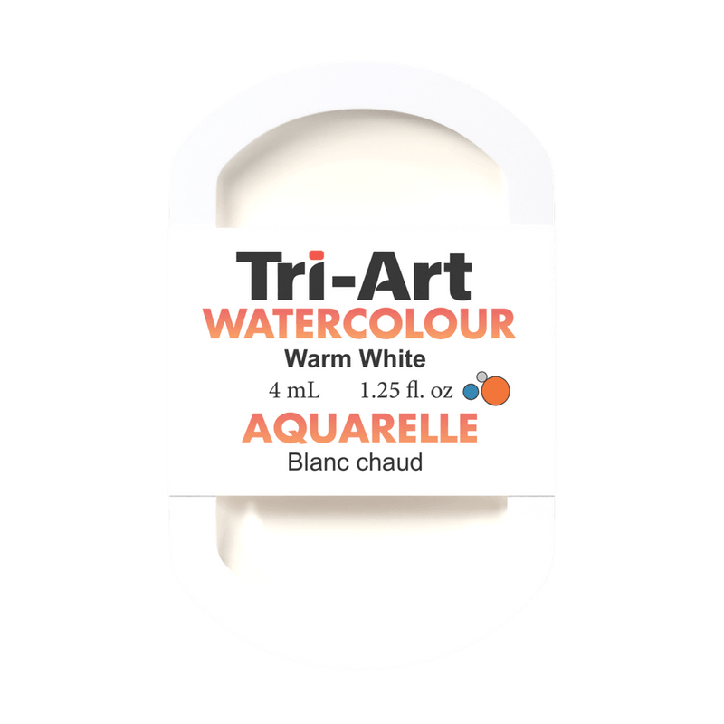 Tri-Art Water Colours - Warm White-0