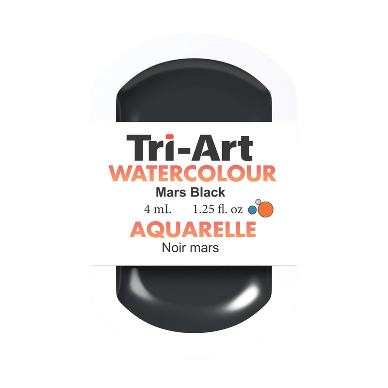 Tri-Art Water Colours - Mars Black-0