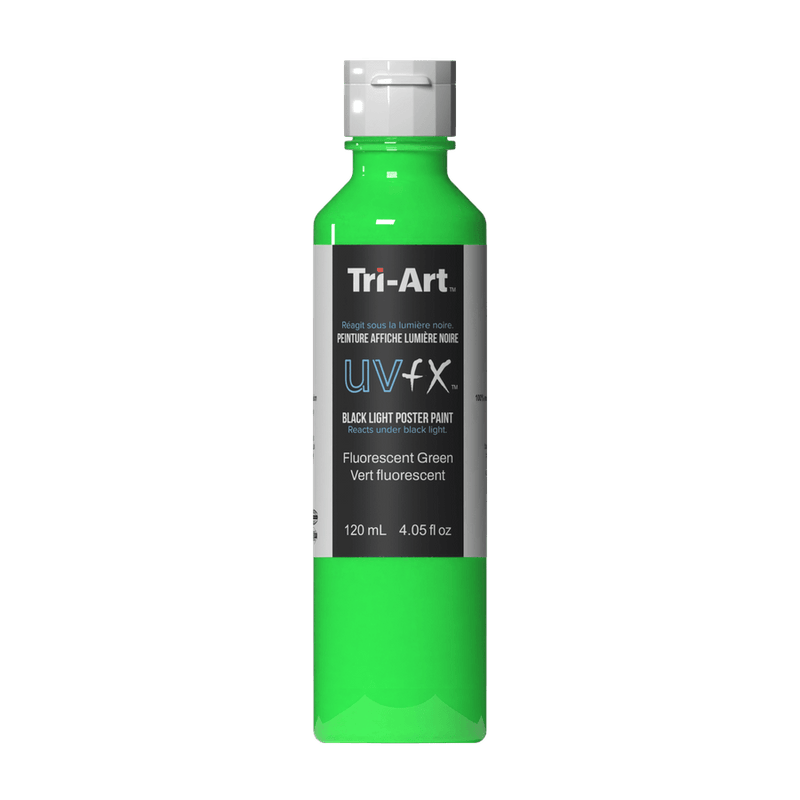 UVFX Black Light Poster Paint - Fluorescent Green-0