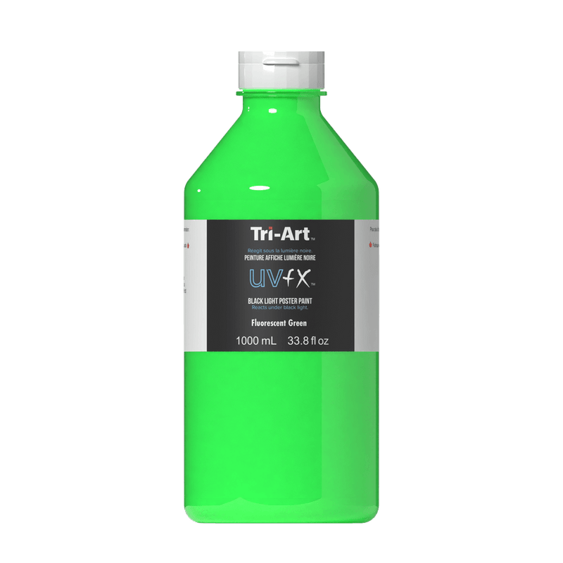UVFX Black Light Poster Paint - Fluorescent Green-1