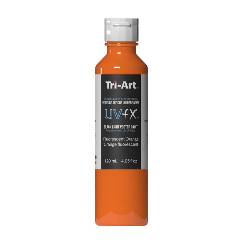 UVFX Black Light Poster Paint - Fluorescent Orange-0