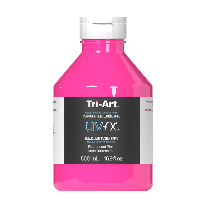 UVFX Black Light Poster Paint - Fluorescent Pink-2