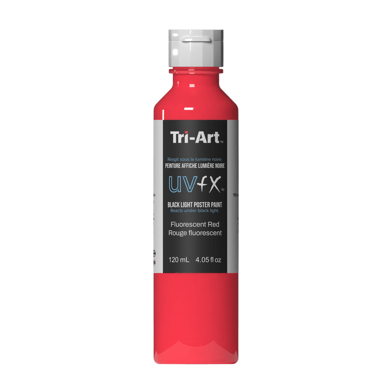 UVFX Black Light Poster Paint - Fluorescent Red-0