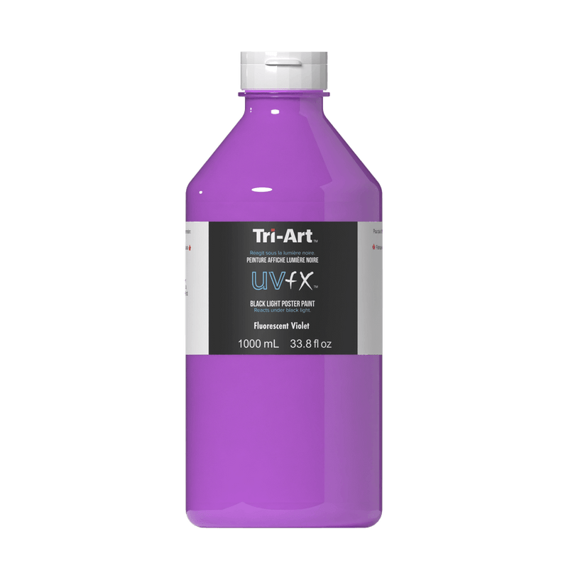 UVFX Black Light Poster Paint - Fluorescent Violet-1