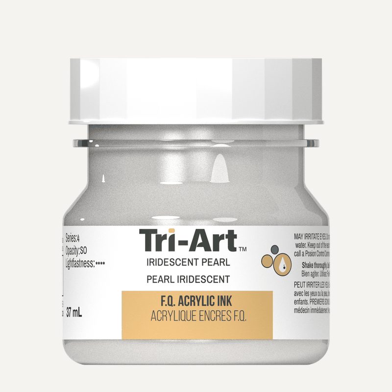 Tri-Art Ink - Iridescent Pearl - 37mL-2