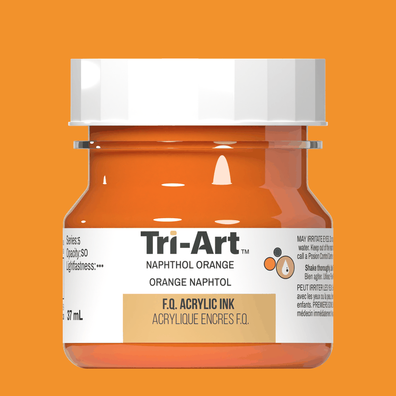Tri-Art Ink - Naphthol Orange - 37mL-2