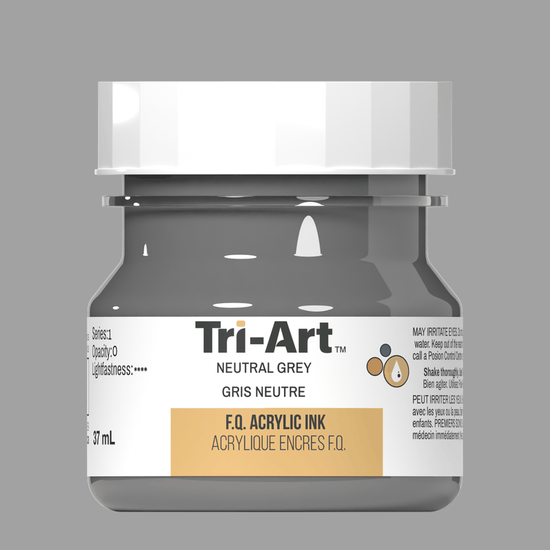 Tri-Art Ink - Neutral Grey - 37mL-2