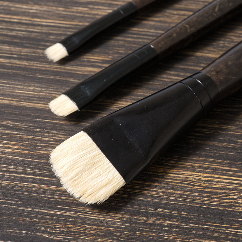Copy of Tri-Art Artist Brushes - Long Handle Natural Bristle - Short Filbert-0