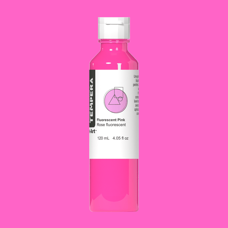 Primary Liquid Tempera - Fluorescent Pink-6