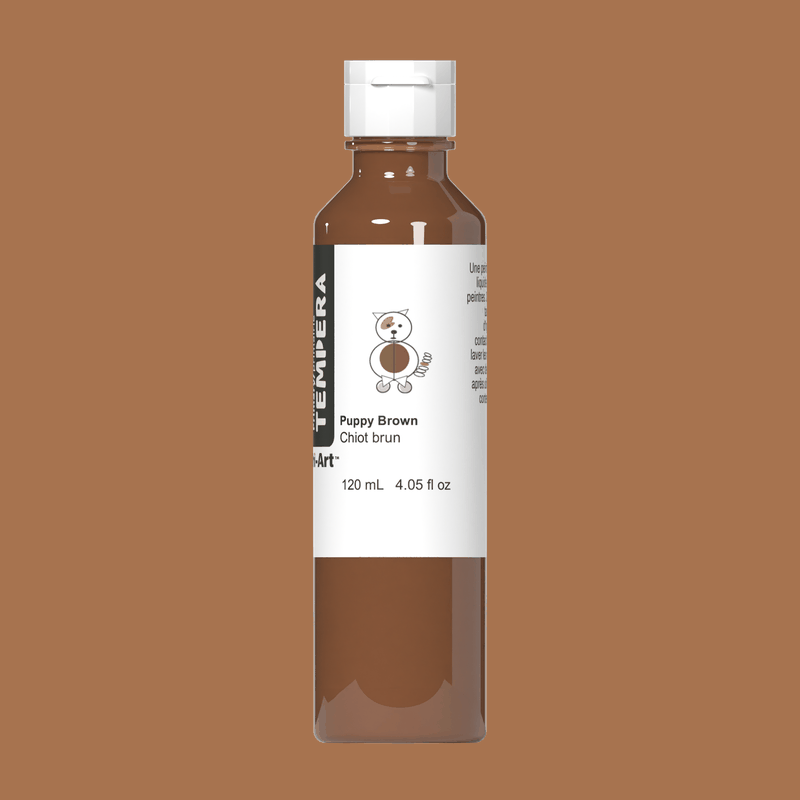 Primary Liquid Tempera - Puppy Brown-6